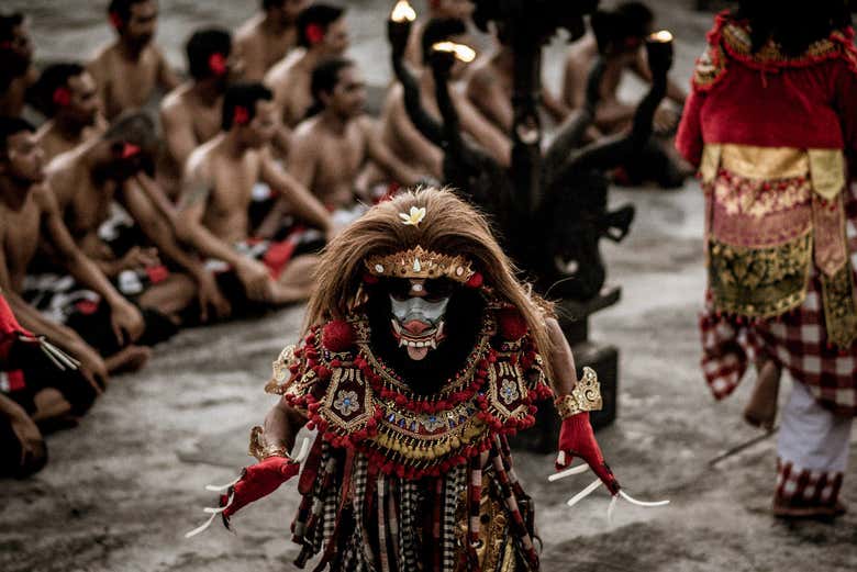 Durante lo spettacolo di danza