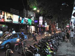 Kuta di sera