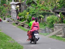 Trasporto a Bali, la moto